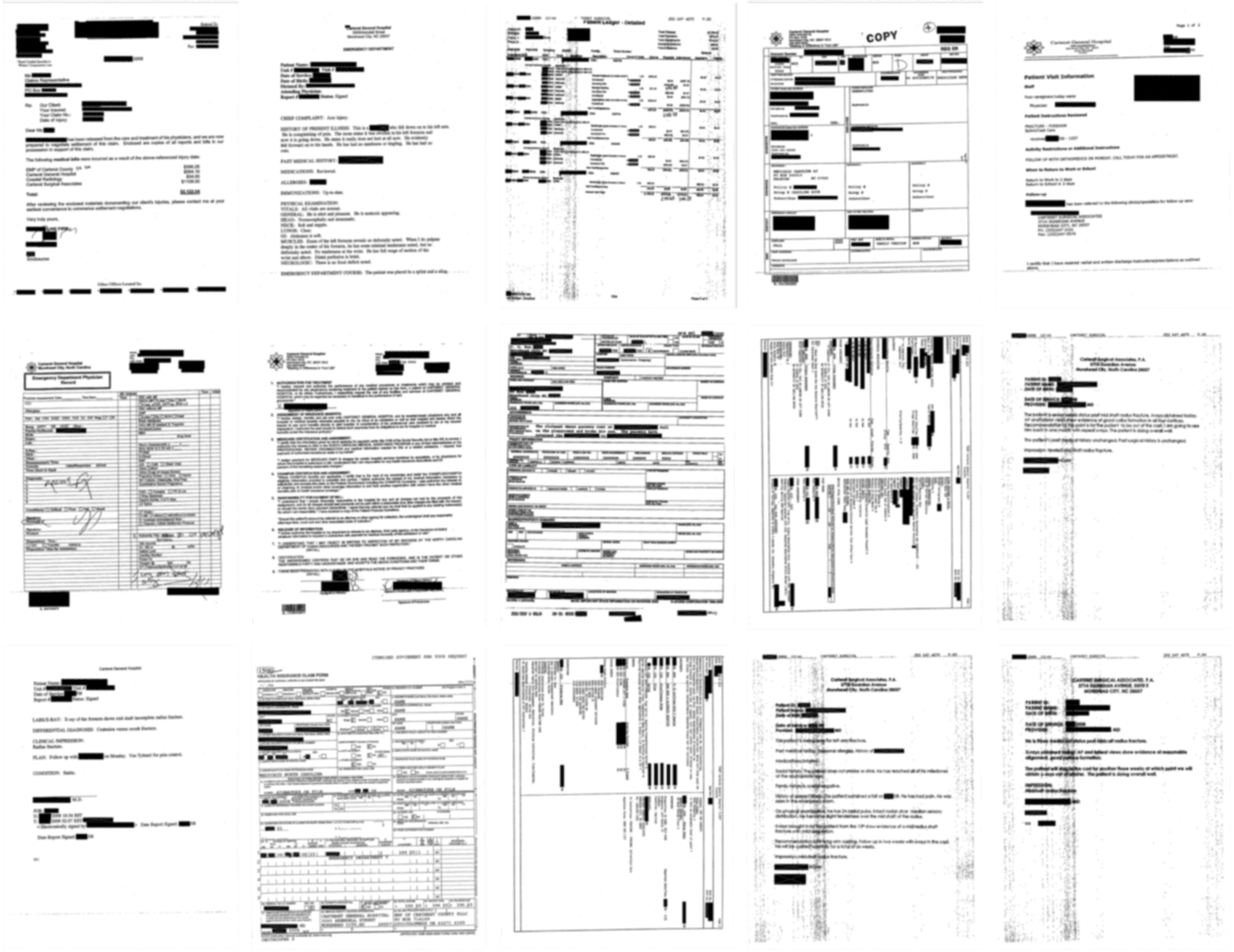 Compilation of a real insurance claim that Reducto parses for Elysian
