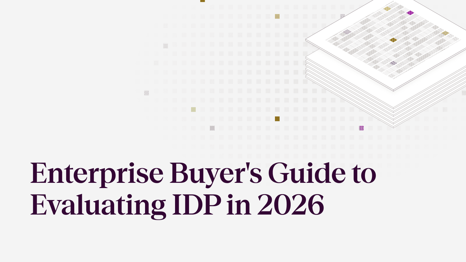 IDP Enterprise Evaluation
